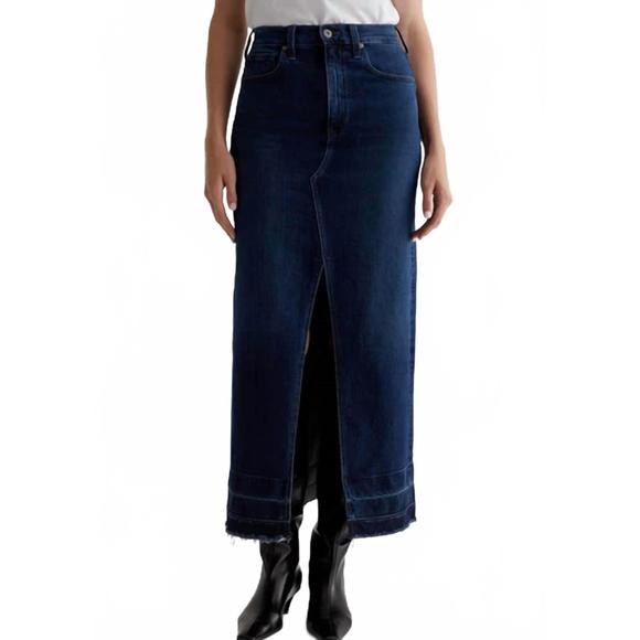 NEW AG JEANS women's davina skirt in midnight sun